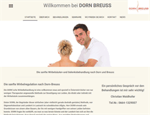 Tablet Screenshot of dorn-breuss.com